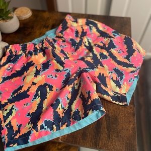 Chubbies, reversible water reacting bathing suit